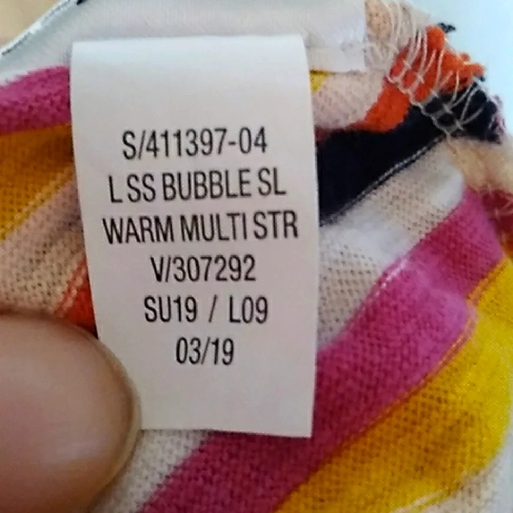 🎃🍂🍁/Old Navy | Girls | Large | Striped Short Sleeve Top